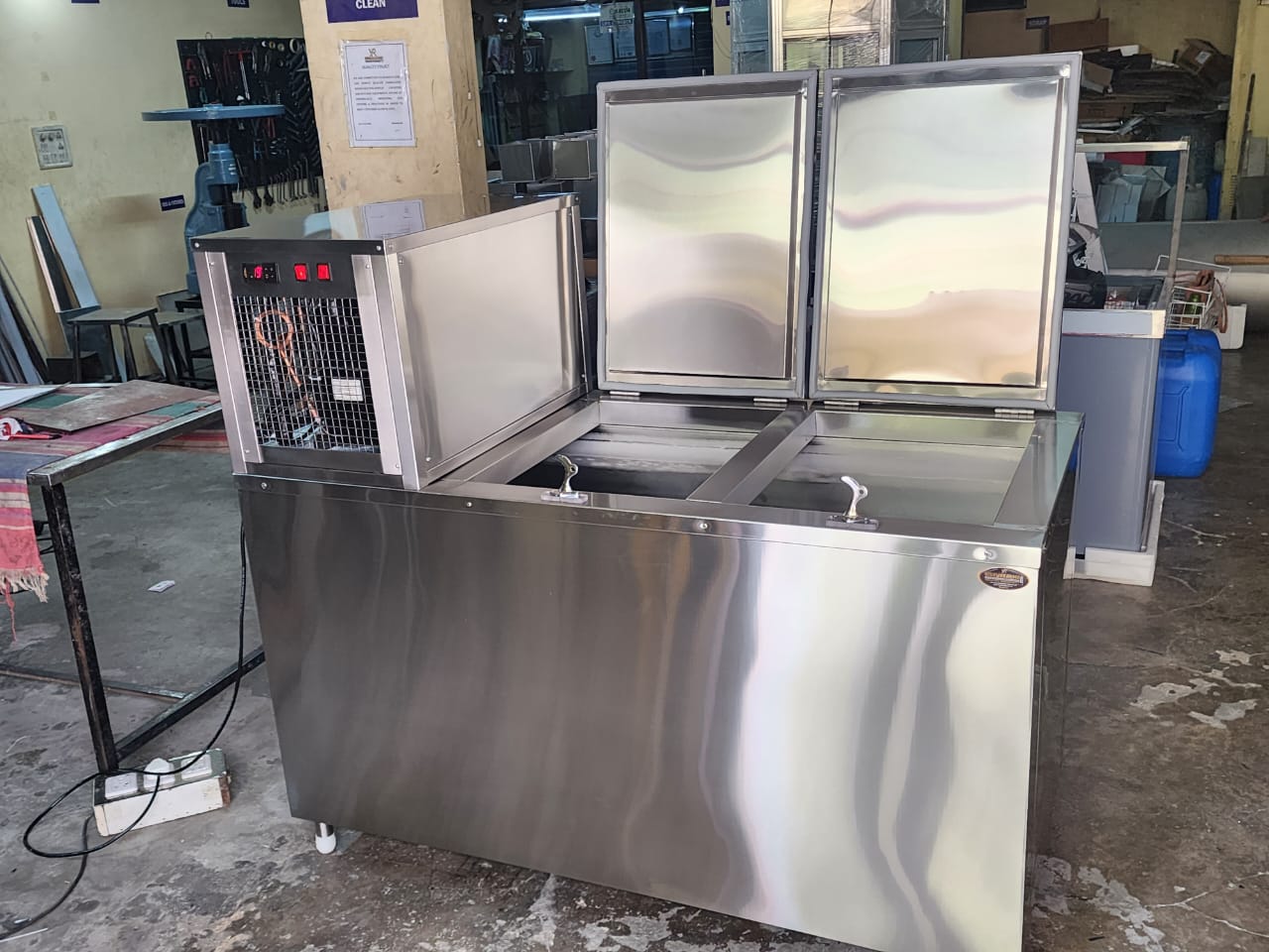 Stainless Steel Deep Freezer