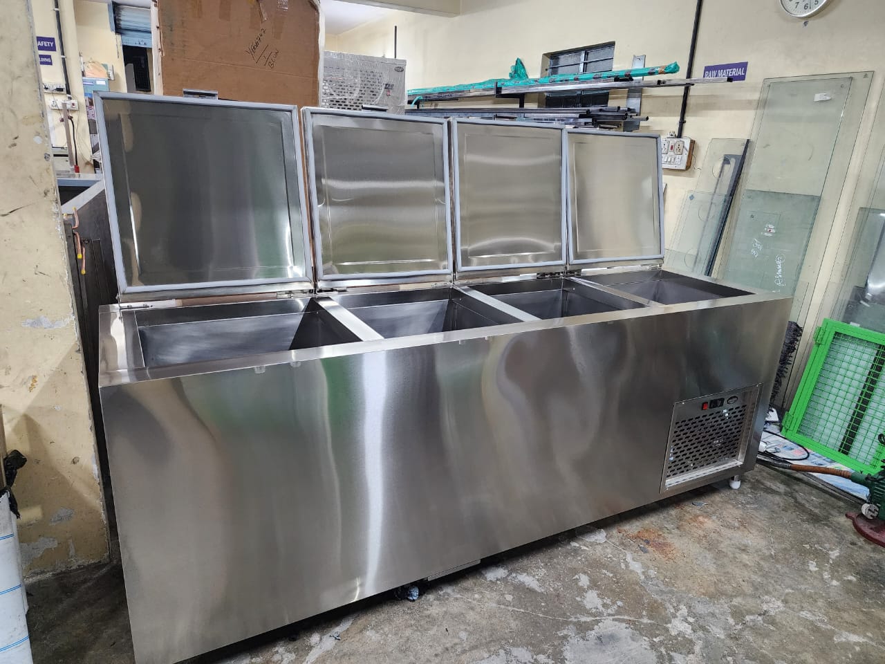 Stainless Steel Deep Freezer