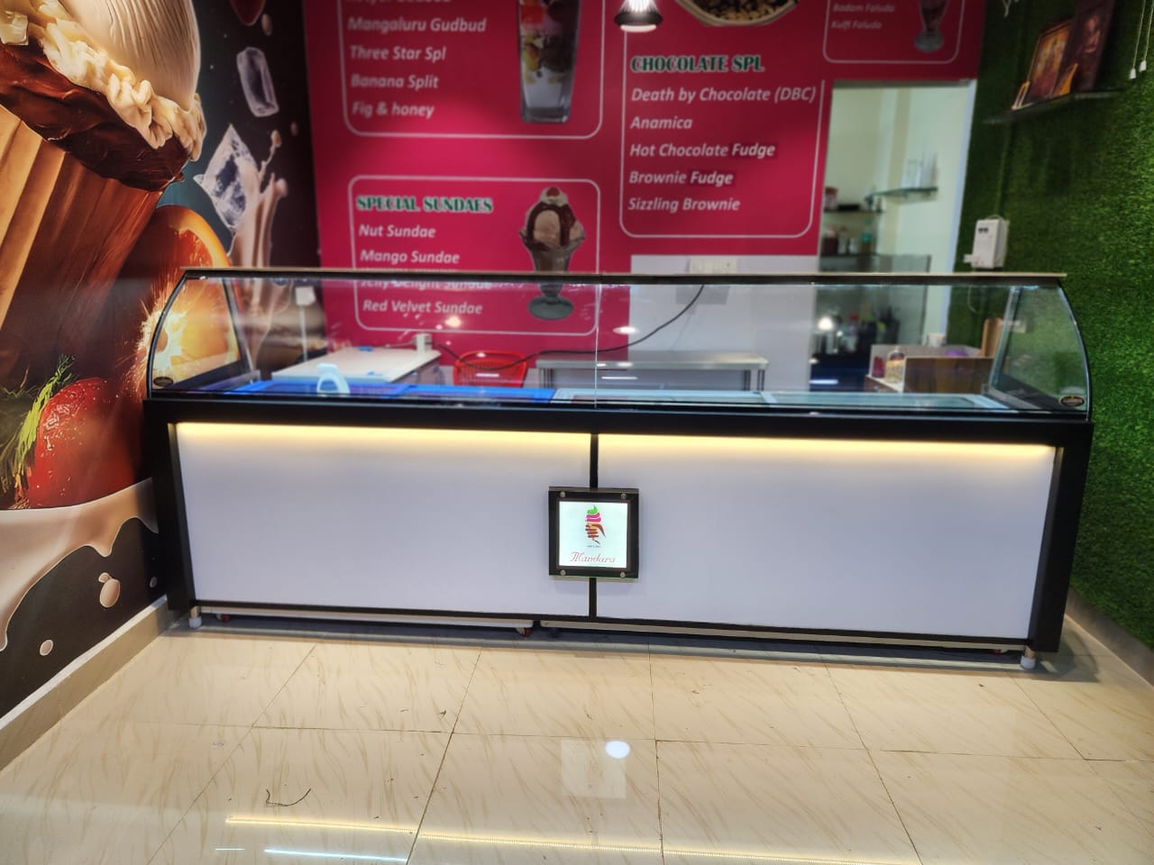 Ice Cream Display Counter