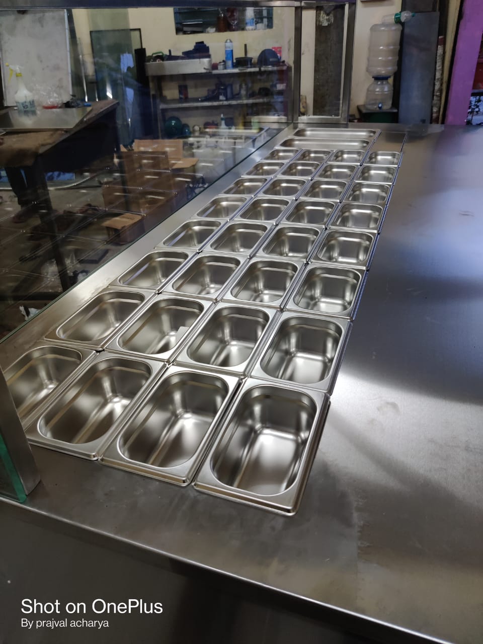 Salad Counter with Cooling Storage