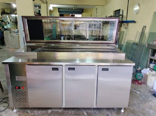 Pizza Make Line with Chiller